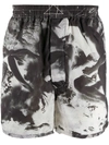 RICK OWENS DRKSHDW DOLPHIN PHOTOGRAPHIC-PRINT SHORTS