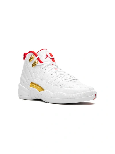 Jordan Kids' Air  12 "fiba" Sneakers In White