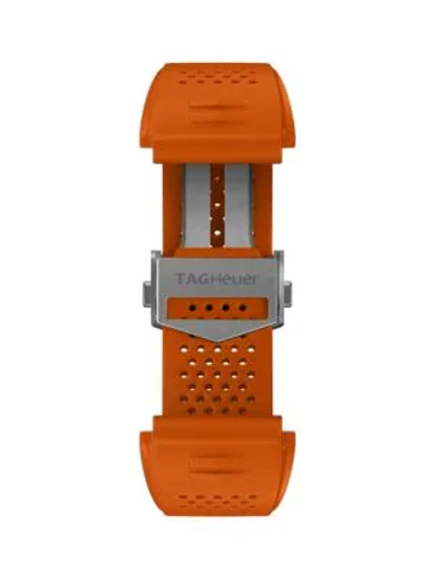 Tag Heuer Modular Connected Orange Rubber Watch Band