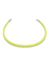 Alexis Bittar Neon Cuff Choker Necklace In Neon Yellow