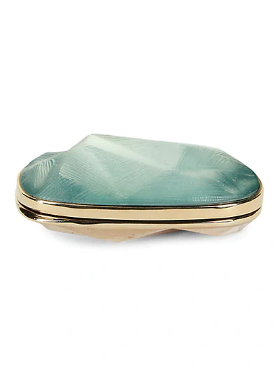 Alexis Bittar 10k Goldplated & Lucite Compact Mirror