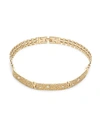 ALEXIS BITTAR 10K GOLDPLATED & CRYSTAL BRACELET,0400012128617