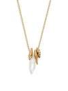 ALEXIS BITTAR 10K GOLDPLATED & CRYSTAL SHARD PENDANT NECKLACE,0400012125226