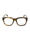 ALEXANDER MCQUEEN WOMEN'S 53MM FAUX TORTOISESHELL OPTICAL GLASSES,0400012452205