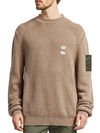 OFF-WHITE COTTON & CASHMERE RIBBED SWEATER,0400012413228
