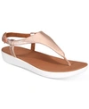 FITFLOP FITFLOP LAINEY T-STRAP SLINGBACK THONG SANDALS WOMEN'S SHOES