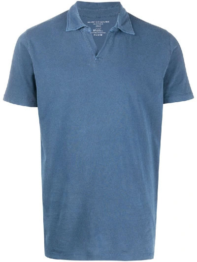 Majestic Klassisches Poloshirt In Blue