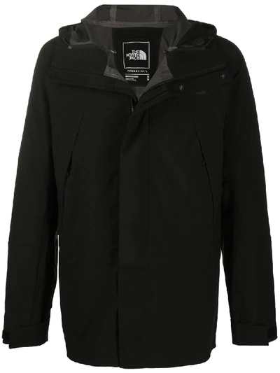 The North Face Chest Logo Coat In Black