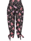 ISABEL MARANT FLORAL-PRINT TAPERED TROUSERS