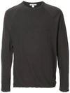James Perse Raglan-sleeve T-shirt In Black