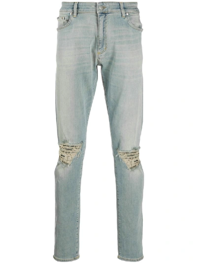 Represent Slim Faded Jeans In Blue
