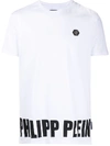 PHILIPP PLEIN LOGO PATCH T-SHIRT