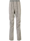 James Perse Drawstring-waist Straight-leg Cargo Pants In Grey