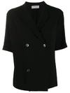 ALBERTO BIANI FITTED DOUBLE-BREASTED BLAZER