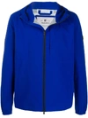 Woolrich Zipped-up Jacket In Blue