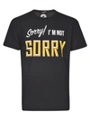Dsquared2 Im Not Sorry, Im Not Sorry T-shirt In Black/white