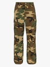 PURPLE BRAND CAMOUFLAGE CARGO TROUSERS,P013CRC14712267