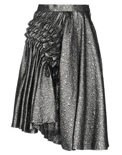 Noir Kei Ninomiya Midi Skirts In Lead