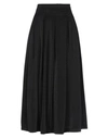 Department Five Midi Skirts In Black