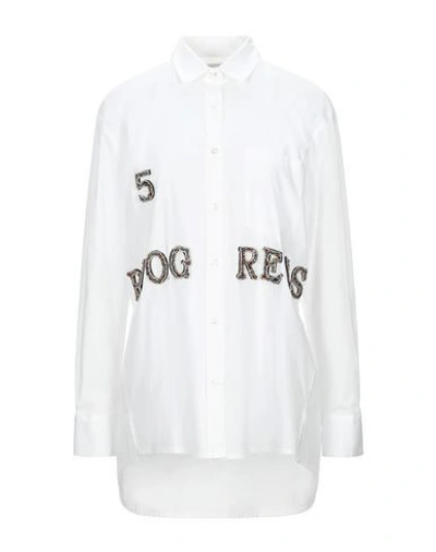 5 Progress Shirts In White