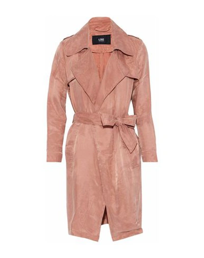 Line Full-length Jacket In Pastel Pink