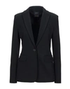 PINKO PINKO WOMAN BLAZER BLACK SIZE 8 VISCOSE, POLYAMIDE, ELASTANE,49566708TT 6