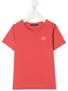 Acne Studios Kids' Mini Nash Face-motif T-shirt In Pink