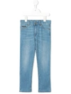 Dolce & Gabbana Five Pocket Design Denim Trousers In Blue