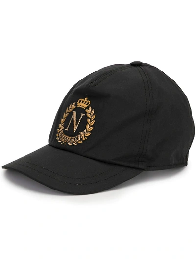 Dolce & Gabbana Kids' Napoleon Embroidered Cap In Black