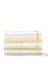 Kurt Geiger Party Envelope Clutch In Multicolor Pvc In Neutrals