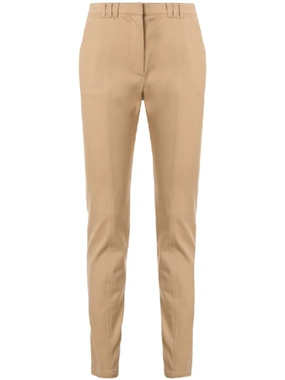 Proenza Schouler Button-detailed Trousers In Brown
