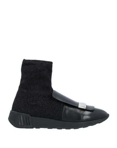 Sergio Rossi Ankle Boots In Black