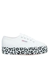 SUPERGA SUPERGA WOMAN SNEAKERS WHITE SIZE 7.5 TEXTILE FIBERS,11881053JB 11