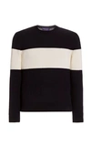 RALPH LAUREN STRIPED CASHMERE SWEATER,752495