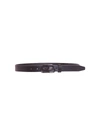 Balenciaga Interlocking B Logo Buckle Leather Belt In Nero