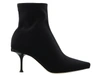 Sergio Rossi Selva Stretch Ankle Boots In Black