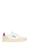 AUTRY 01 SNEAKERS IN WHITE LEATHER,11320554