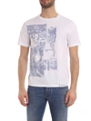 3.1 Phillip Lim Ss Postcard Print Perfect Tee In White Postcard