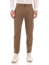 Department Five Prince Pleat Detail Chino Trousers In Noce