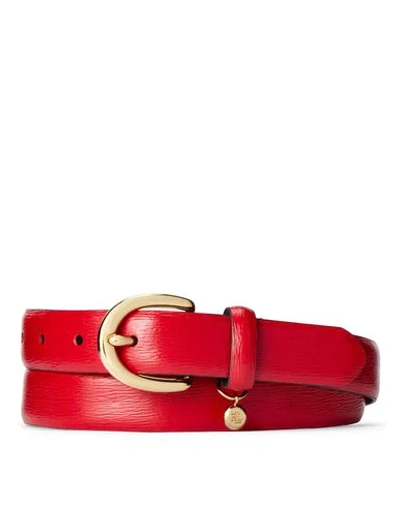 Lauren Ralph Lauren Belt In Red