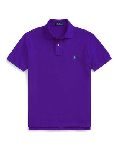 Polo Ralph Lauren Polo Shirts In Purple