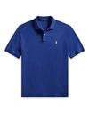 Polo Ralph Lauren Cotton Mesh Polo Shirt In Blue
