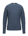Authentic Original Vintage Style Sweater In Slate Blue