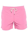 Polo Ralph Lauren Mens Pink Traveller Mid-rise Stretch-recycled Polyester Swim Shorts M In Pink