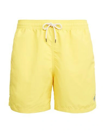 Polo Ralph Lauren Swim Trunks In Yellow