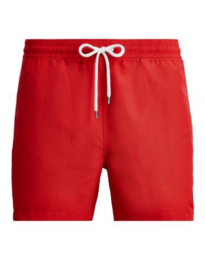 Polo Ralph Lauren Swim Shorts In Red