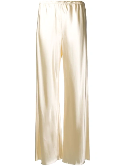 The Row Pull-on Wide-leg Trousers In Neutrals
