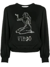 Alberta Ferretti Virgo Sweatshirt In Black