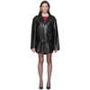 BALENCIAGA BALENCIAGA BLACK LEATHER 80S BIKER JACKET