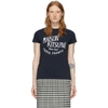 MAISON KITSUNÉ MAISON KITSUNE NAVY PALAIS ROYAL T-SHIRT